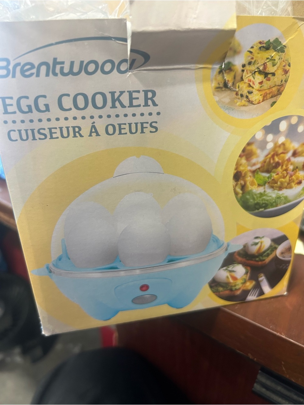 Brentwood Light Blue Egg Cooker – 7 Egg Capacity